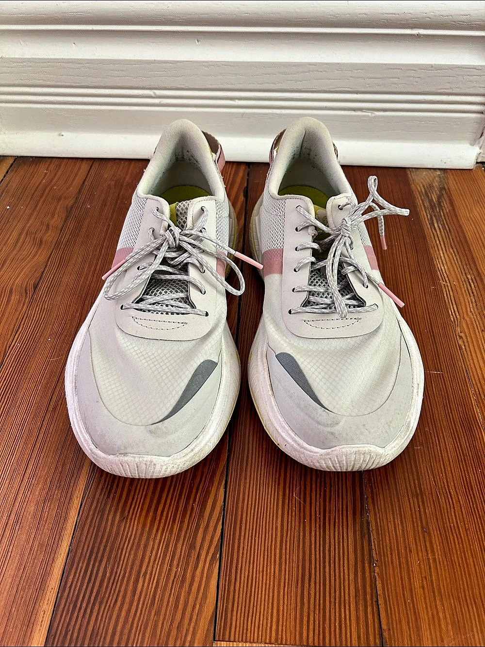 Sorel Women's Athletic Shoes in White & Pink 8.5